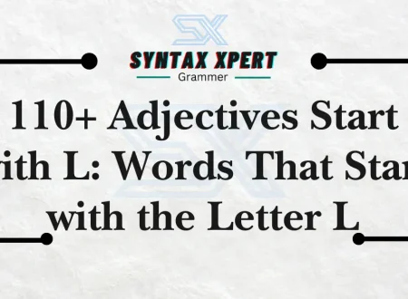 Adjectives Start with L