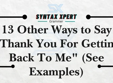 Thank You for Your Consideration