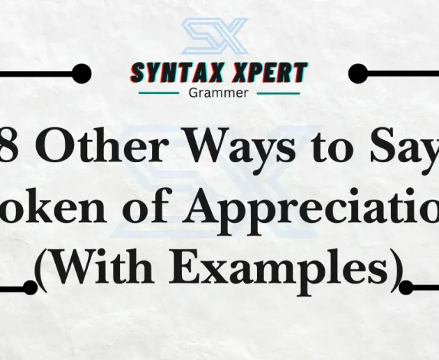 Token of Appreciation