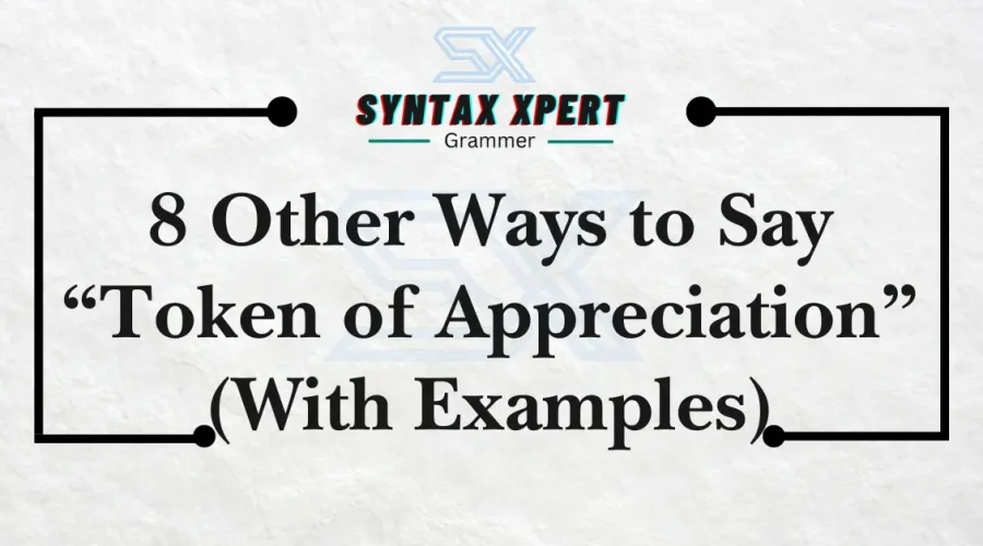 Token of Appreciation