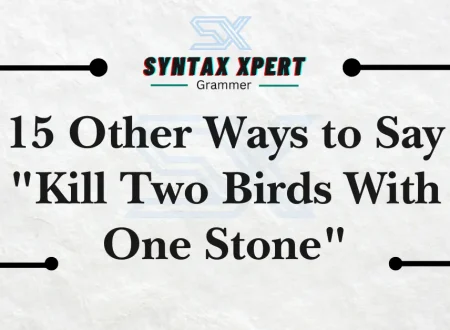 Kill Two Birds With One Stone