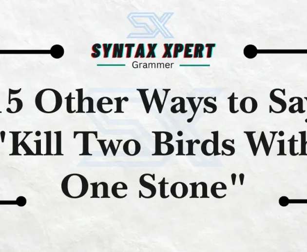 Kill Two Birds With One Stone