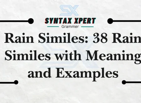 Rain Similes