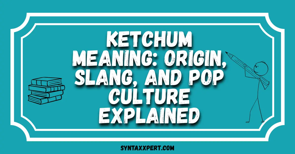Ketchum Meaning