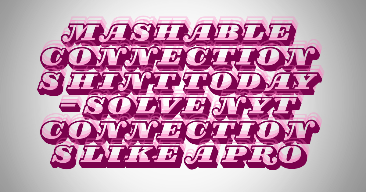 Mashable Connections Hint
