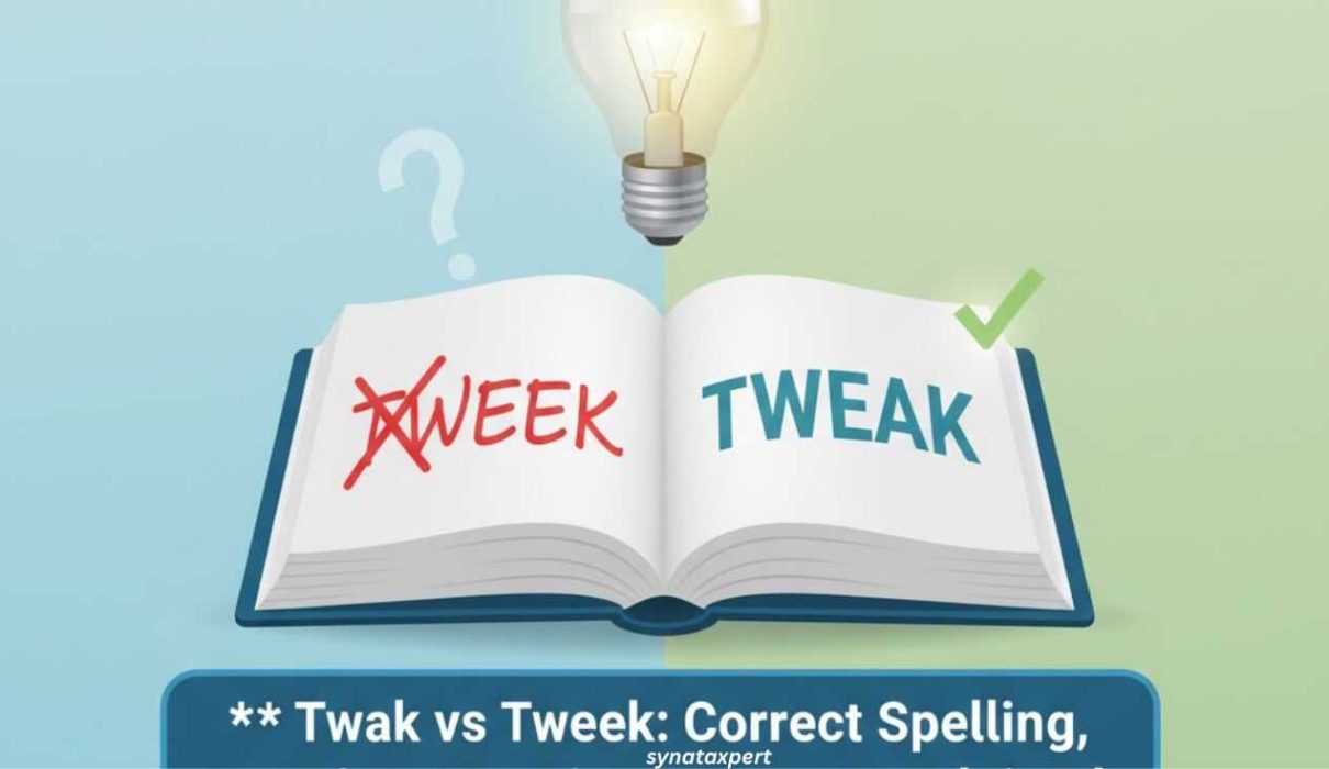Tweak vs Tweek: What’s the Real Correct Spelling?