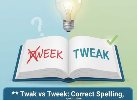 Tweak vs Tweek: What’s the Real Correct Spelling?