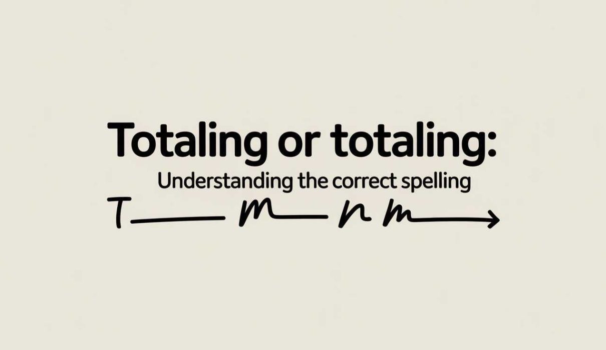 Totalling or Totaling: Understanding the Correct Spelling